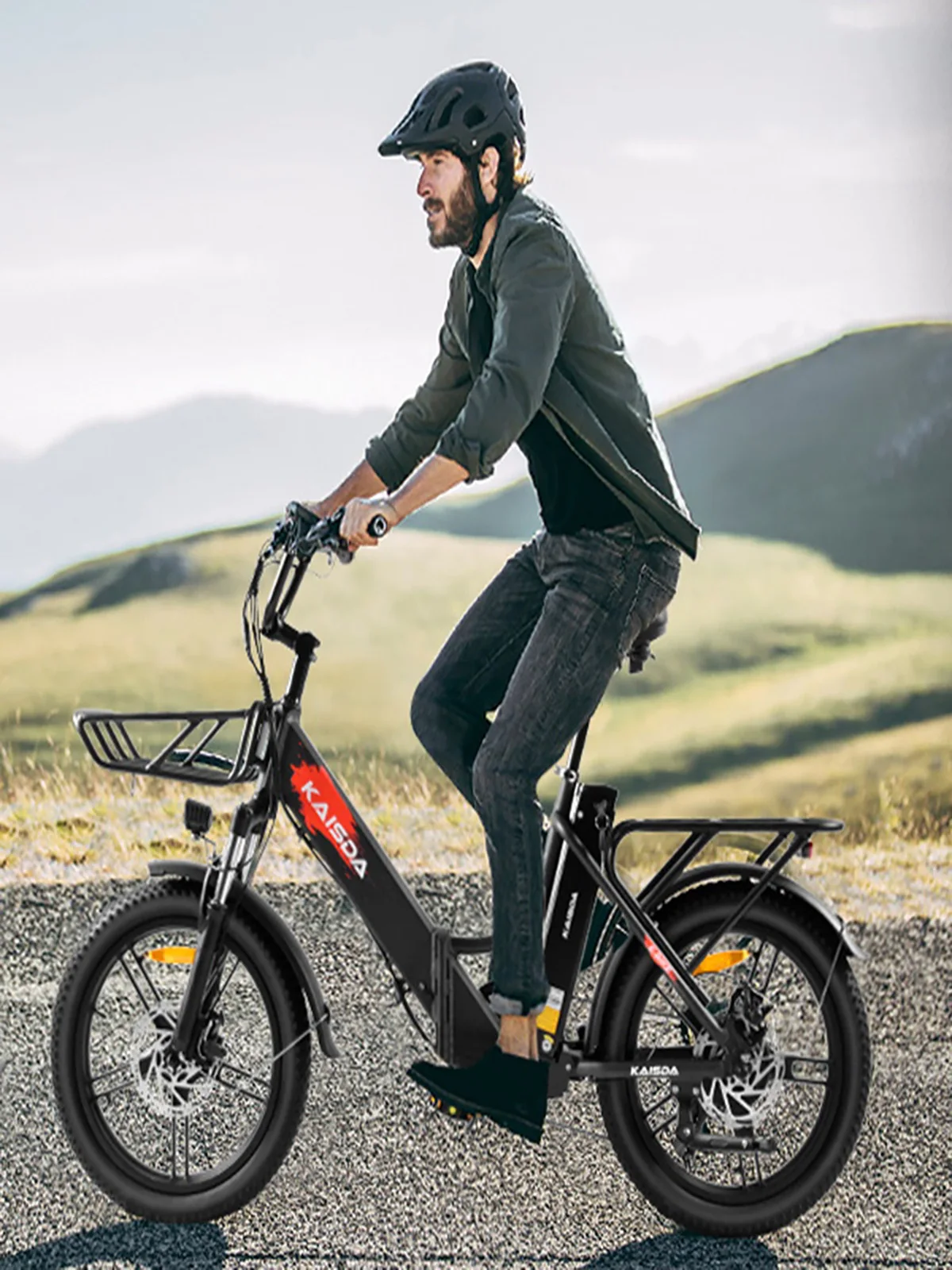 AliExpress NONE KAISDA K201 Adult E-bike 250W 36V 10.4Ah Battery Electric Bike 20-inch All-terrain fat tire E-Mountain bike Electric snowmobiles