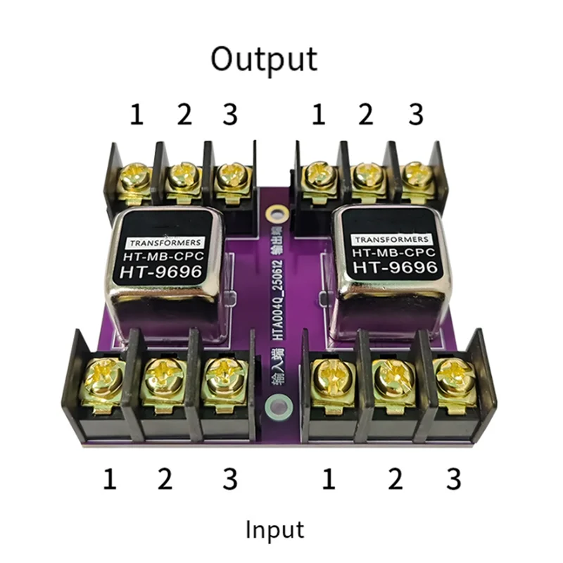 AAAEL-isolador de áudio adaptador de conversão balanceada e desequilibrada acessórios de isolamento de áudio para vacas