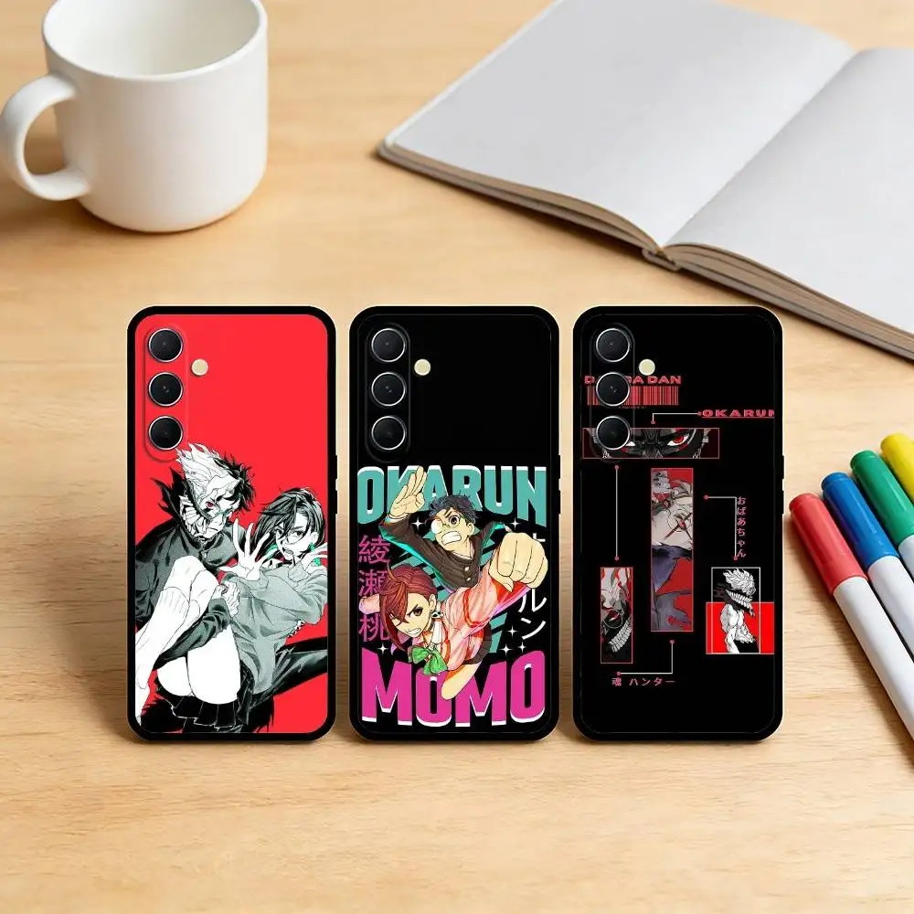 AAA Hot anime Dandadan pattern design Phone Case For Samsung S25,S24,S21,S22,S23,S30,Ultra,S20,Plus,Fe,Note,10,9,5G Black Cover