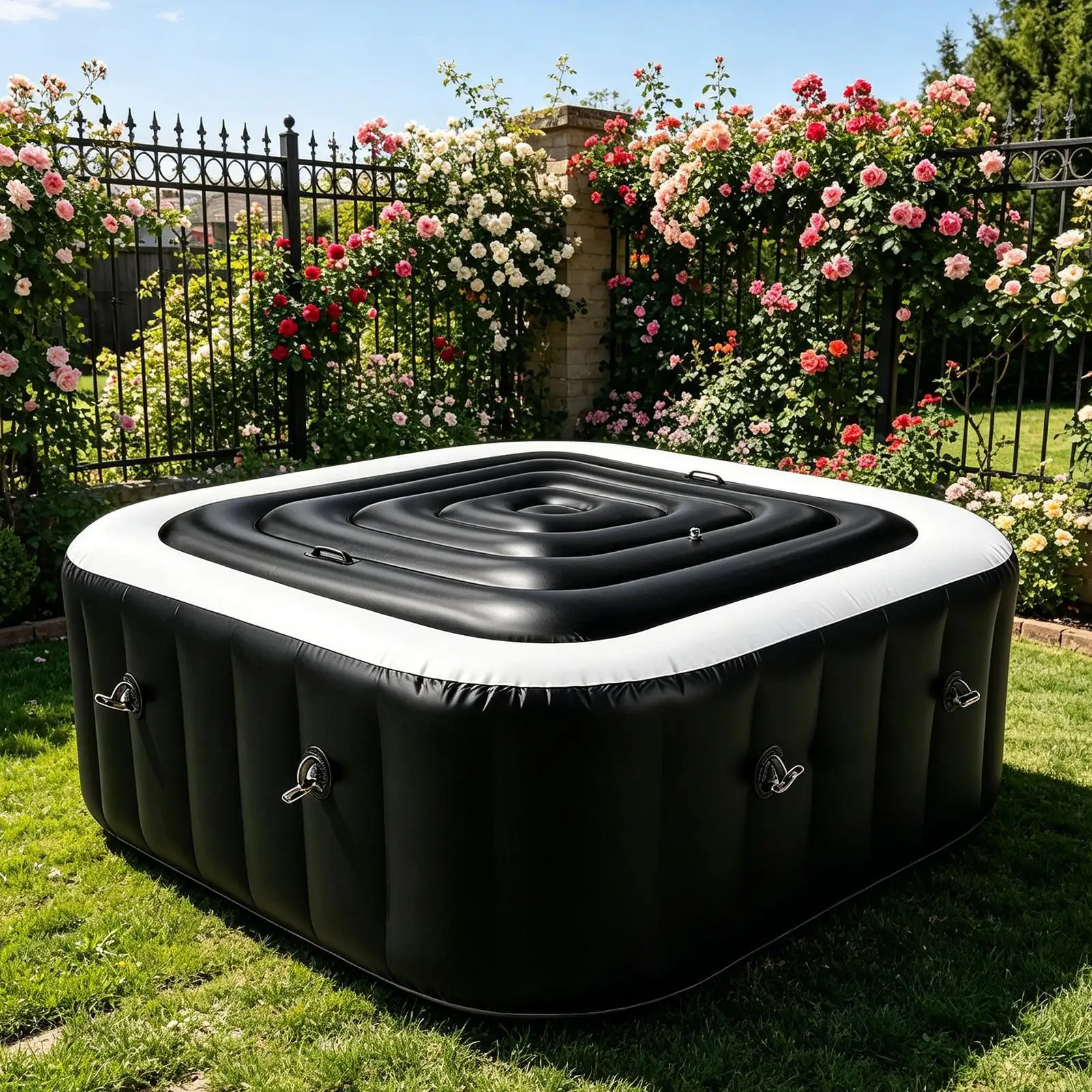 Aufblasbare Wannenabdeckung, e – Inflatable Hot Tub Bewertung und Preis