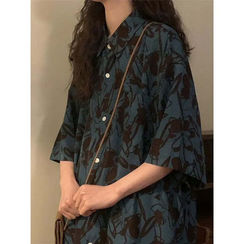 XEJ Vintage Blouse for Women 2024 Elegant Social Women\'s Shirt Oversized Shirt Korean Style Women Clothing Tunic Woman Summer