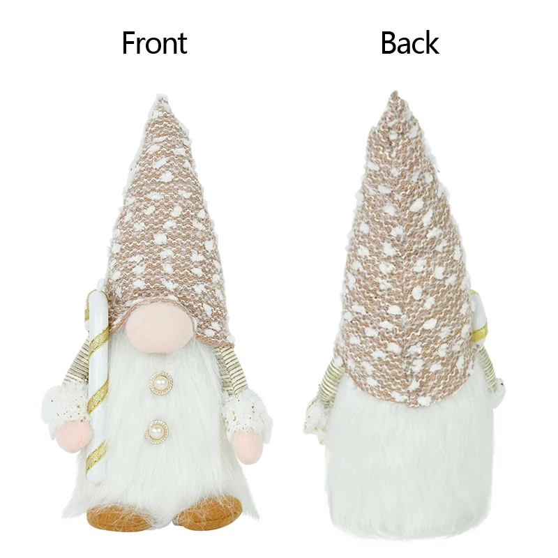 Gnome Christmas Faceless Doll with LED Light Merry Christmas Decorations For Home Xmas Ornament Navidad Noel Gifts New Year 2024