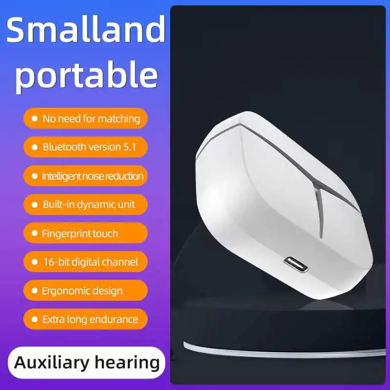 New Digital Hearing Aid Bluetooth 5.3 Earphones to Help the Elderly Hear Assisted Hearing Bluetooth Hearing Aids Earphones