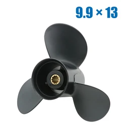 Propeller 9.9x13 for Tohatsu 20HP-30HP 3 Blades Aluminum Alloy Propeller 10 Tooth 346-64104-5 3R0-64527-0 3R0B645270