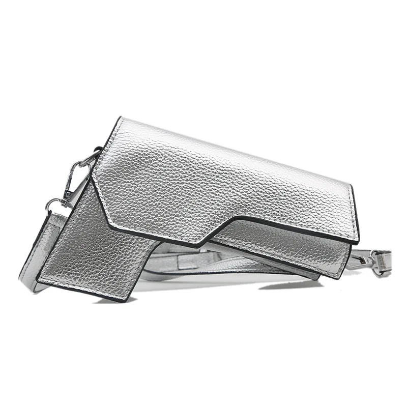 Creative Gun Design Crossbody Bags Metal Color Women Shoulder Bags Funny Box Messenger Cute Small  Lipstick Purses 2024