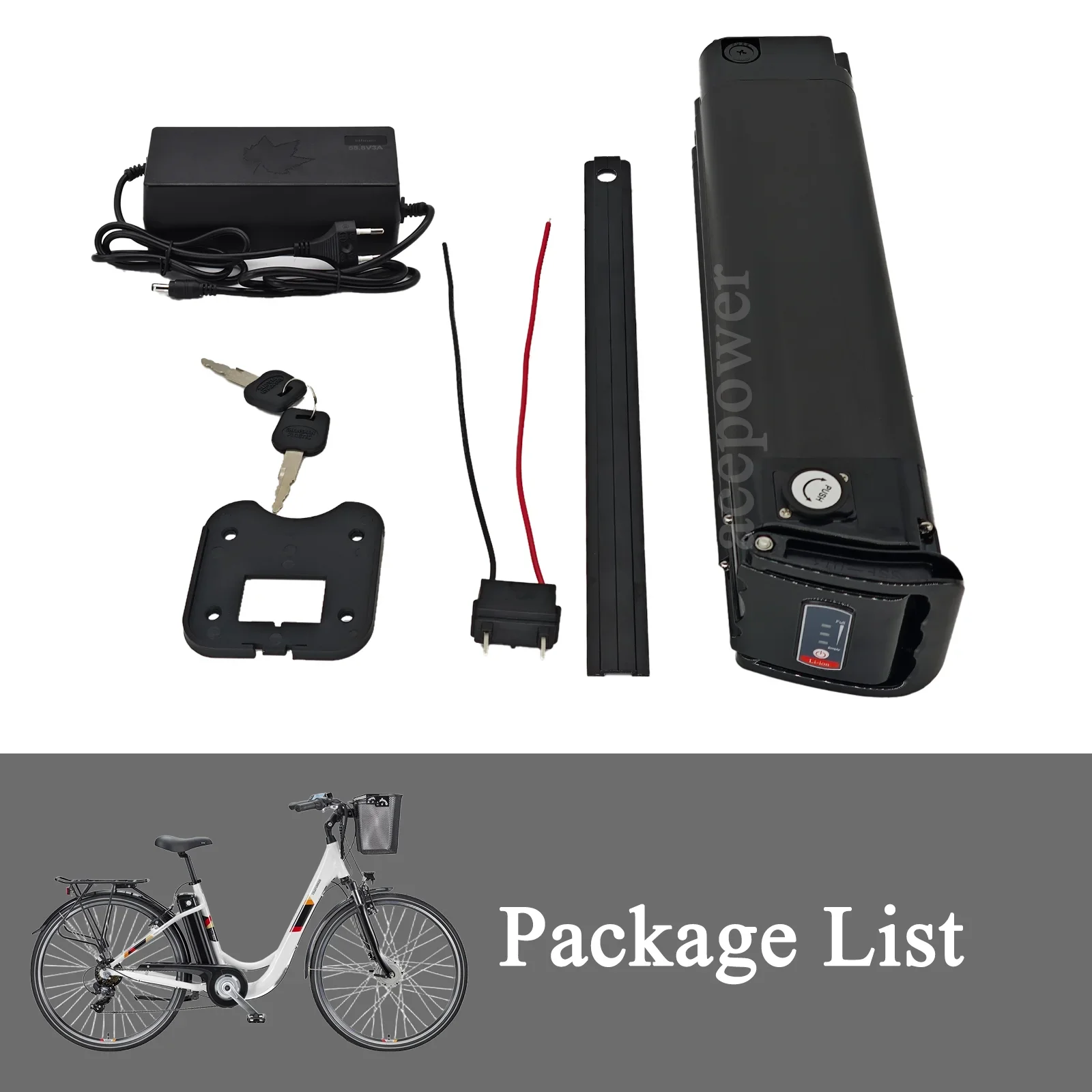 E-Bike Akku für TELEFUNKEN Multitalent ZÜNDAPP Z510 36V 10,4Ah 13Ah 17,5Ah Silberfisch-Akku für TELEFUNKEN Multitalent – Detail 6