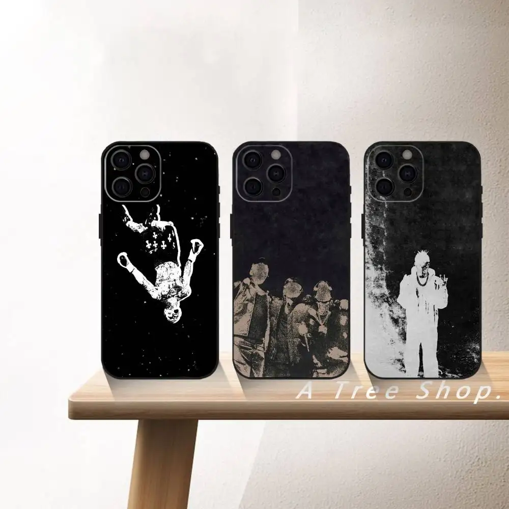 

G-Gervonta P-Peso Pluma Phone Case For iPhone 16,15,14,13,12,17,Pro Max,Plus Silicone Black Case