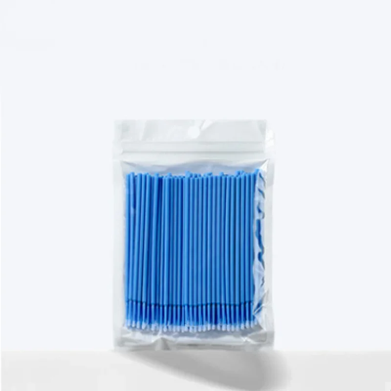 CNK 100Pcs Disposable Eyelash Microbrushes Individual Lash Removing Cotton Swab for Eyelashes Extension Micro Applicators Brush