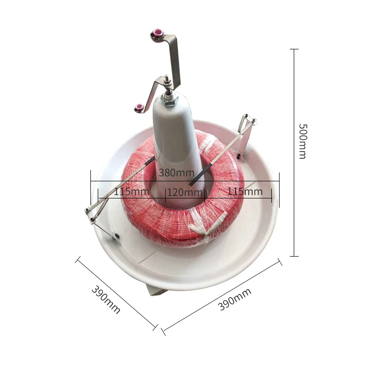 Fully automatic intelligent pay-off reel Small and lightweight pay off reel cable feeder machine