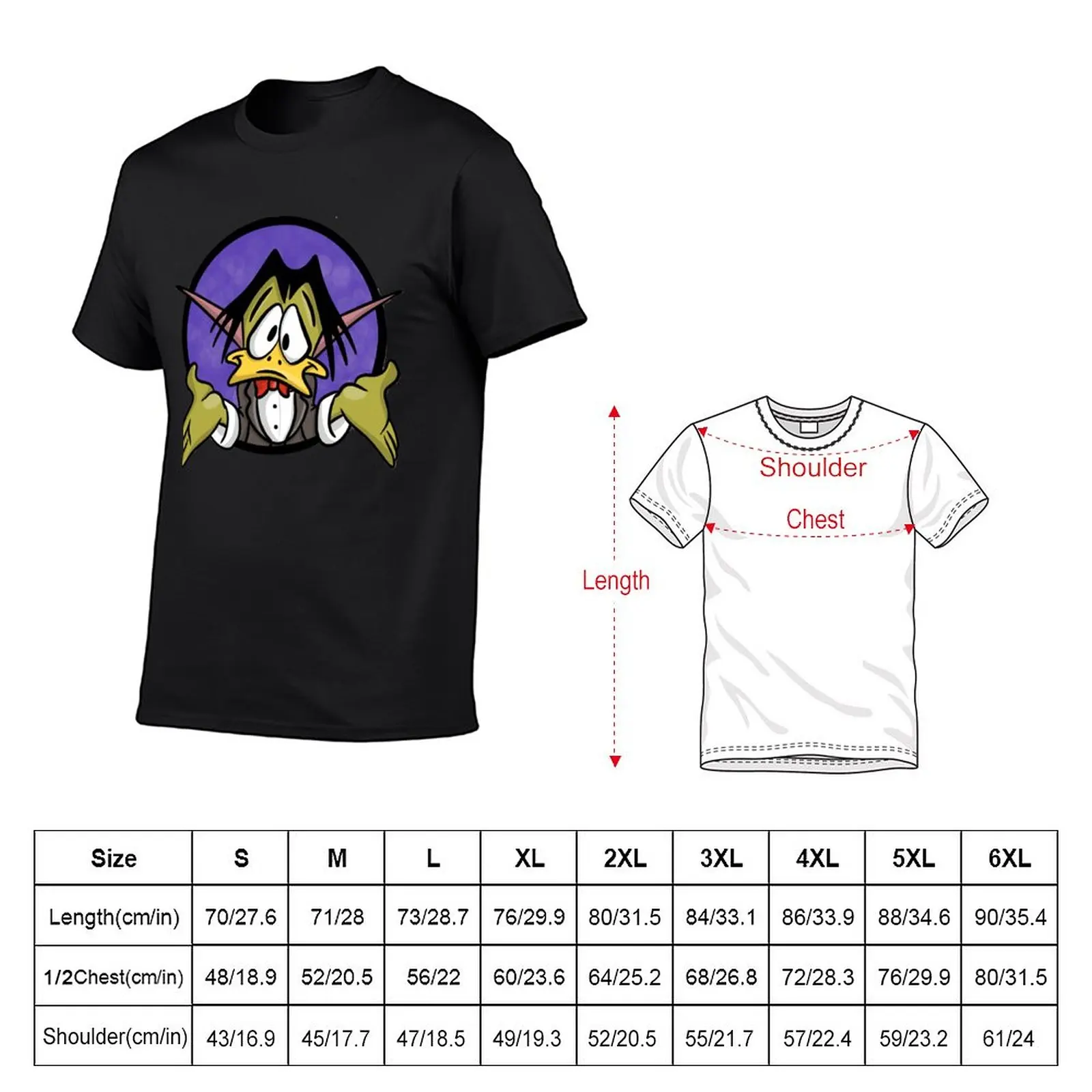 New Count Duckula T-Shirt anime boys animal print shirt aesthetic clothes T-shirt men