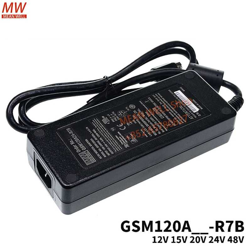 

Умный блок питания MEAN WELL Original 120W Φ надежный зеленый медицинский адаптер Φ GSM120A15 20