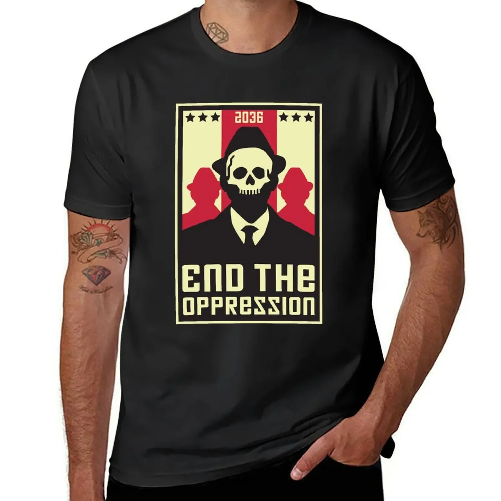 End The Oppression T-Shirt cute tops vintage customizeds oversized t shirt men