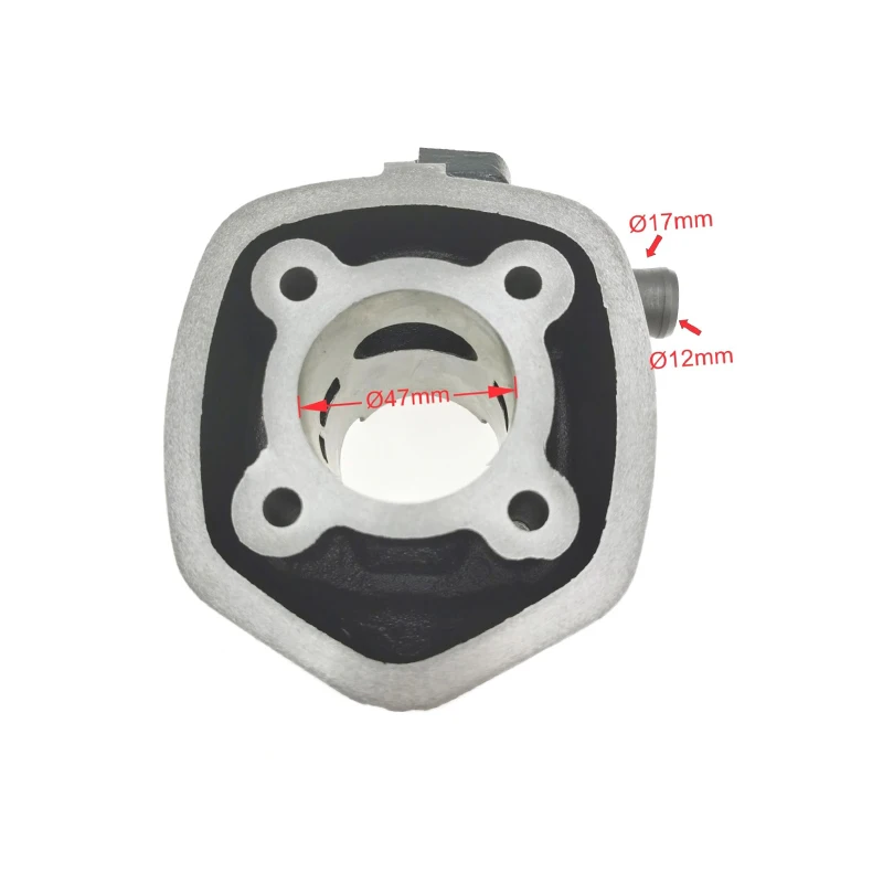 

100080090 70cc 47mm Big Bore Cylinder Kit For Piaggio Nrg Power Dd 50 Mc3 Purejet Zip Sp 50cc 2T 830656 833598 Car Accessories