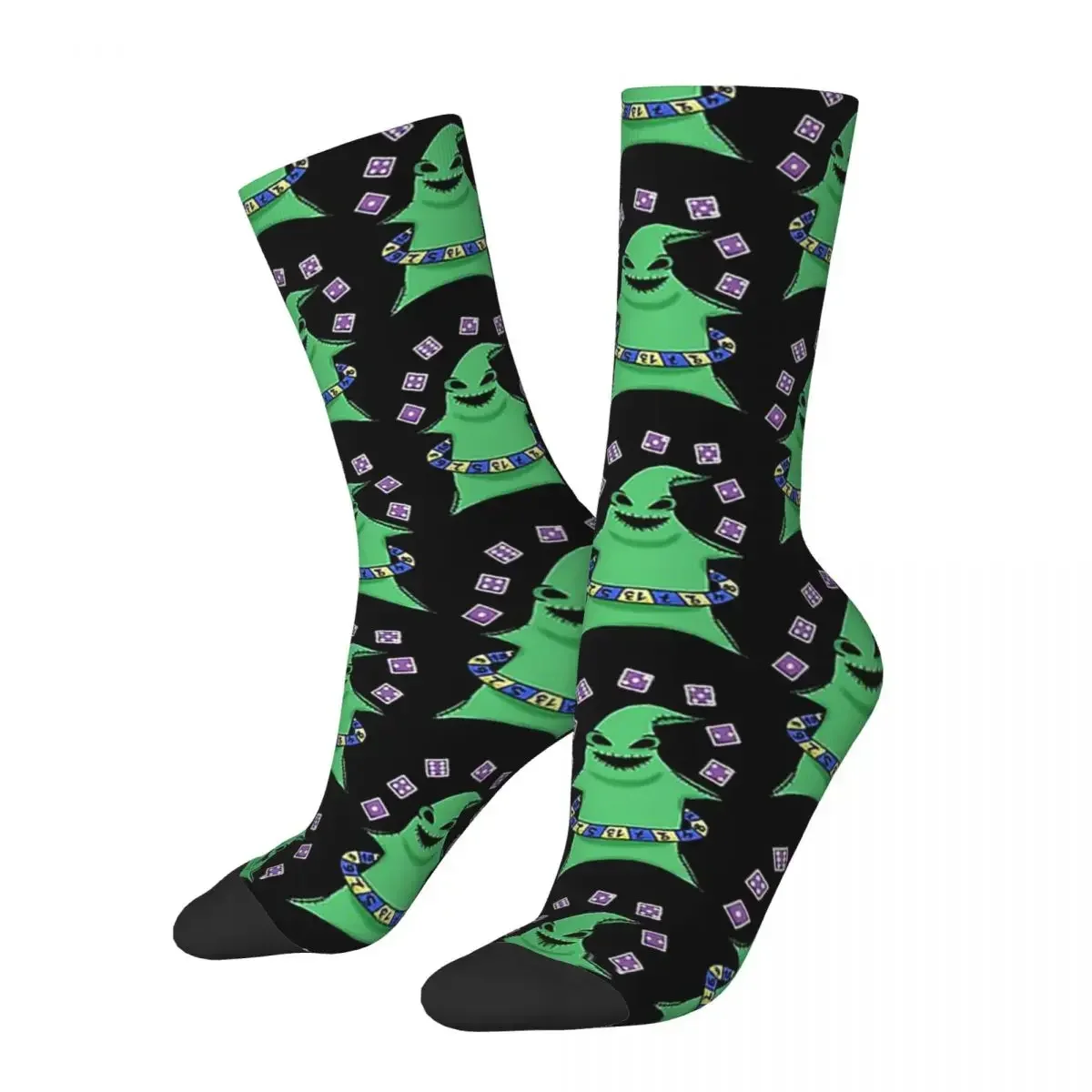 Oogie Boogie's Gym Socks Harajuku High Quality Stockings All Season Long Socks Accessories for Unisex Christmas Gifts