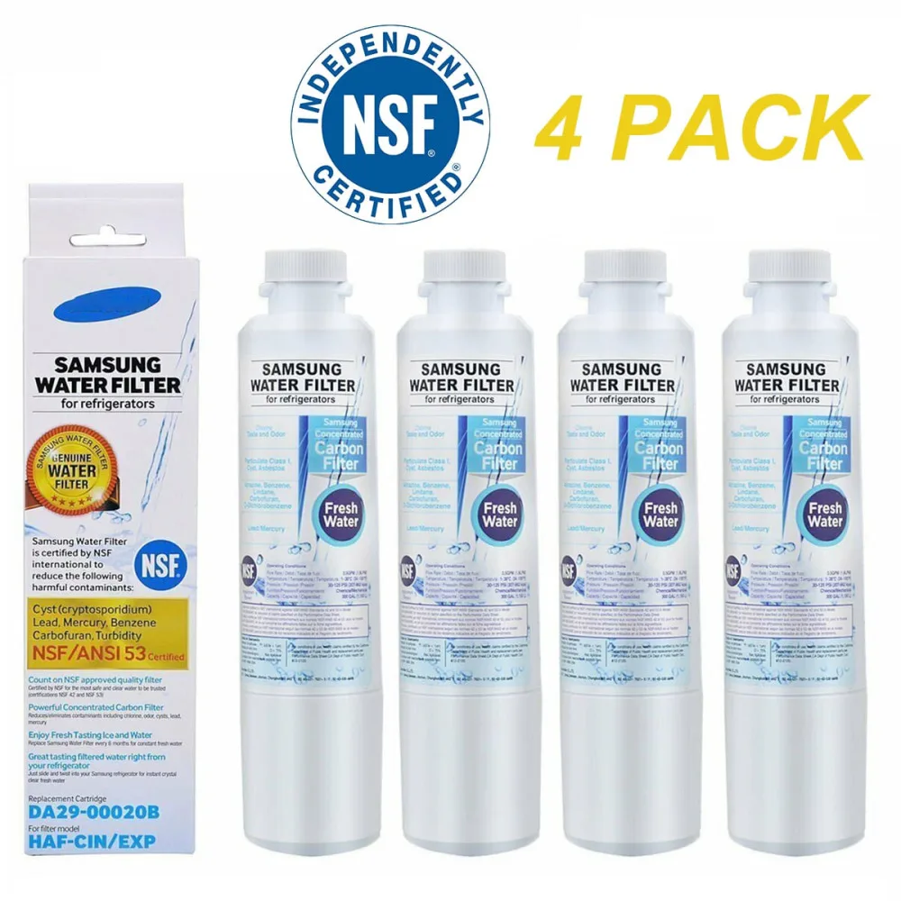 

DA29-00020B Replacement for HAF-CIN/EXP, DA97-08006A/B DA29-00019A 46-9101 RFG298HDRS RS25J50 AQF-FF27 Refrigerator Water Filter