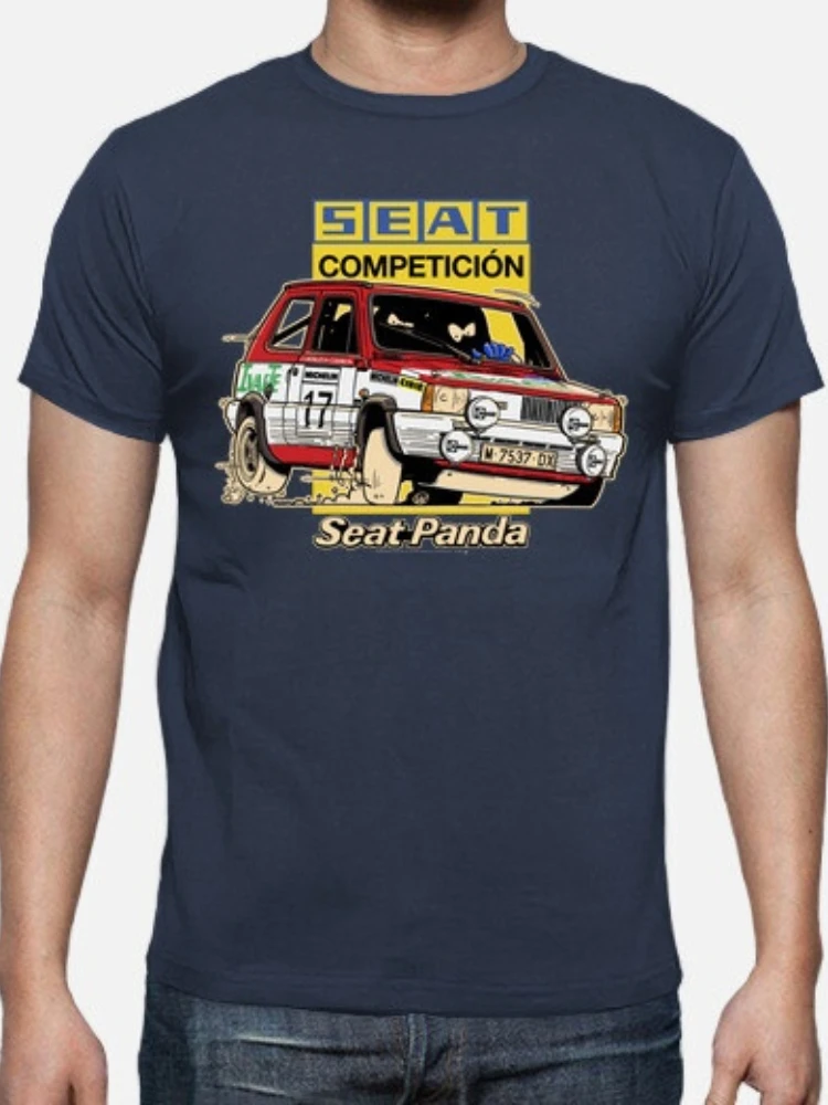 Hot Sale Vintage Classic Spain Car S E A T Panda T Shirt. New 100% Cotton Short Sleeve O-Neck T-shirt Casual Mens Top