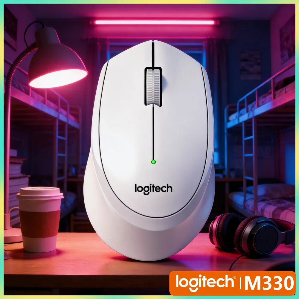 Accurate Spreadsheet Form Operation Logitech M330 Silent Wireless Mouse Precise Pointer Office Daily Working Task