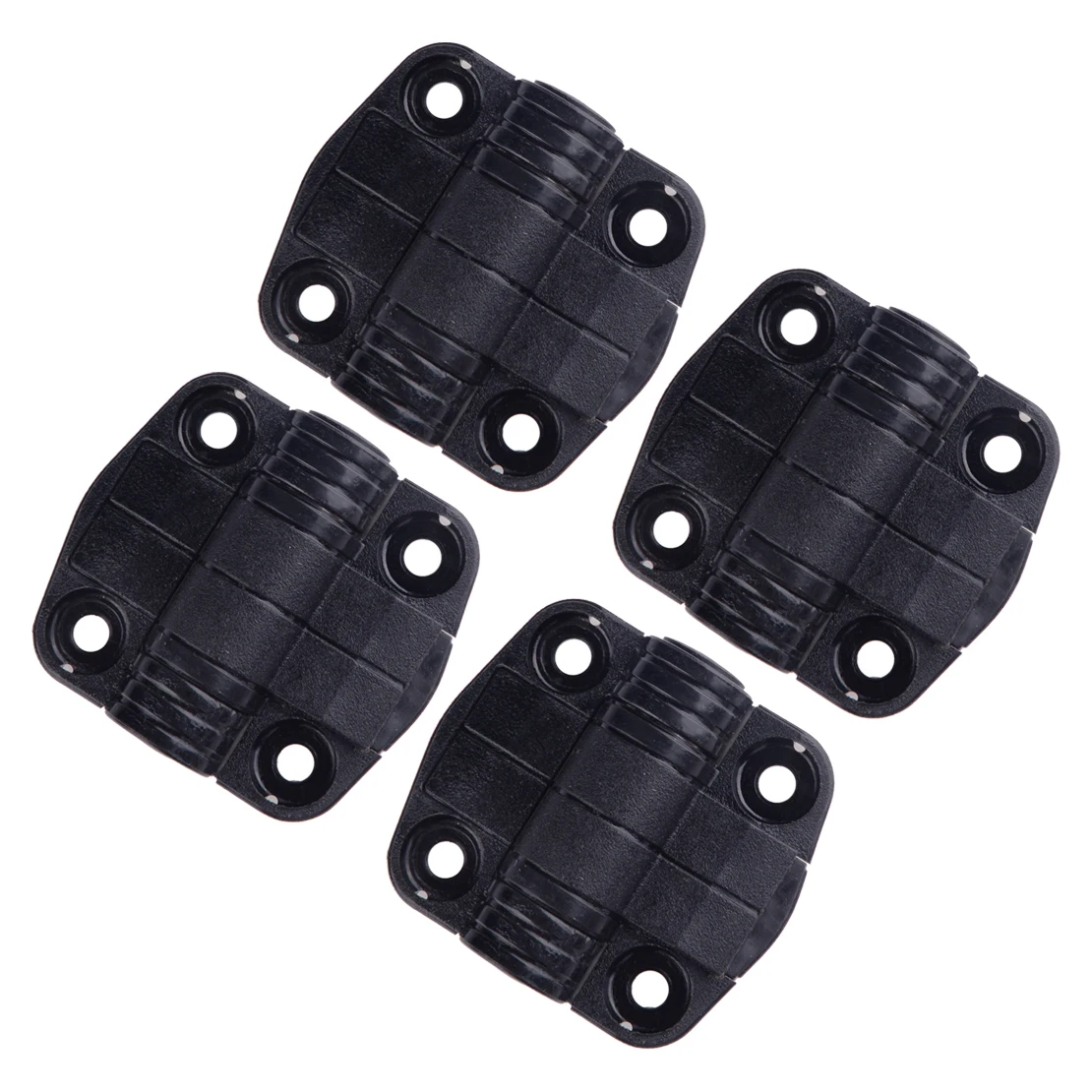 

4Pcs Black Position Control Hinges 115 Degree Plastic Fit for C6-25 C6-5 Home Office Cupboard Closet Cabinet Showcase Doors