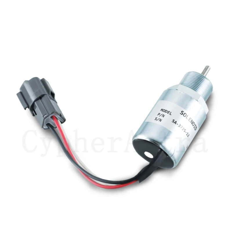 30A87-20402 SA-3725-12 Fuel Shut Off Solenoid for Mitsubishi L2E L3E S3L S4L 30A87-20400 PJ7415748 Stop Solenoid 12V
