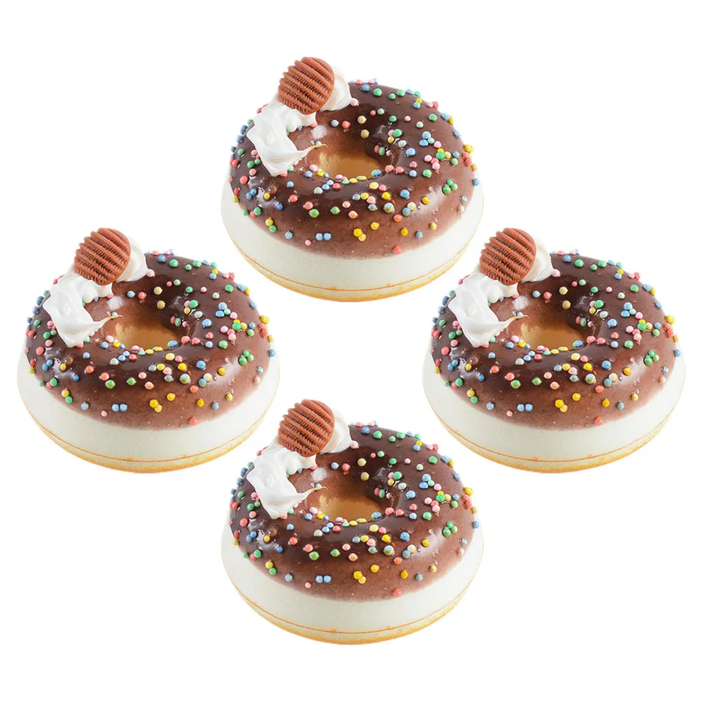 4 قطعة الكعك محاكاة نابض بالحياة الكعك وهمية الاصطناعي الحلوى الأطعمة حفلة الجدول الديكورات ديكور مطبخ المنزل الكعك نماذج