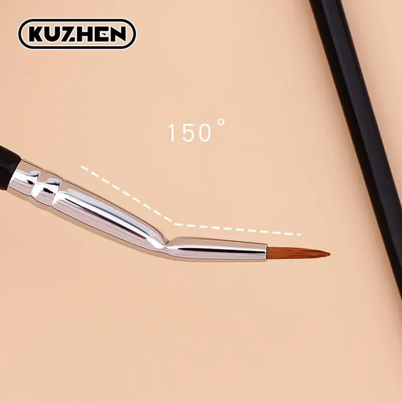 1pc Eyeliner Brushes Angled Liner Makeup Brush Pointing for Gel Liquid Powder Synthetic Hair Eyes Cosmetic Tools