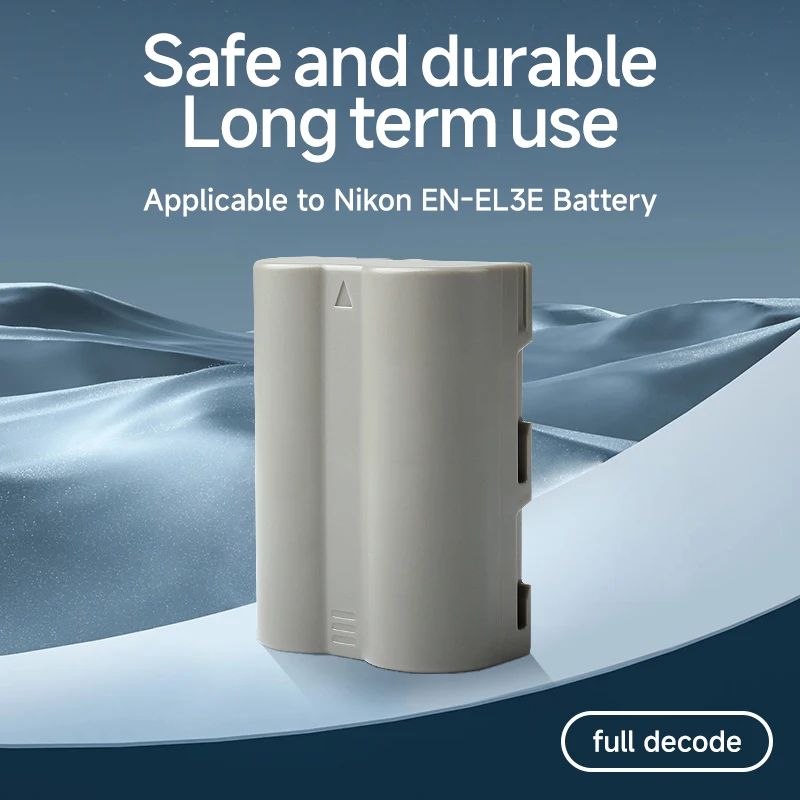 니콘 D50 D70 D70S D80 D90 D100 D200 D300 D300S D700 카메라용 EN-EL3E 배터리