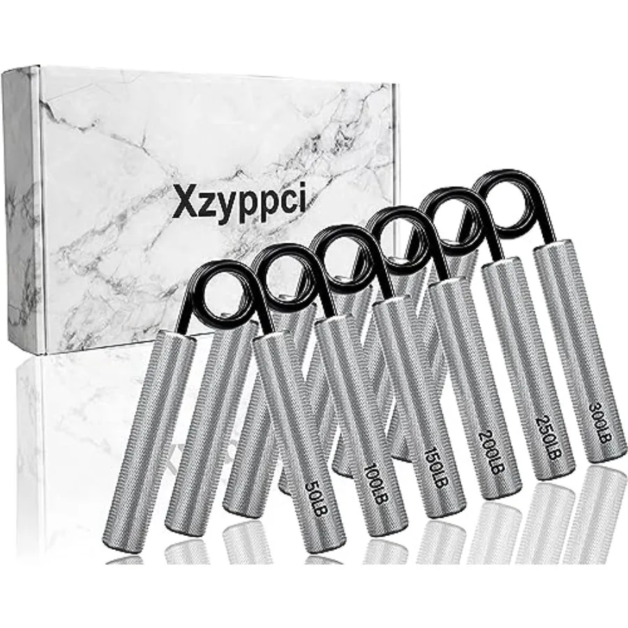 

Тренажер для развития силы хвата 50-300 фунтов, металлический, нескользящий, сверхмощный, для укрепления запястий, предплечий и кистей рук