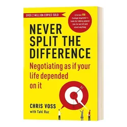 Never Split The Difference par Chris Voss Cleaning in English for Adults, Negotiations, Emotional Intelligence, New Listing vebros