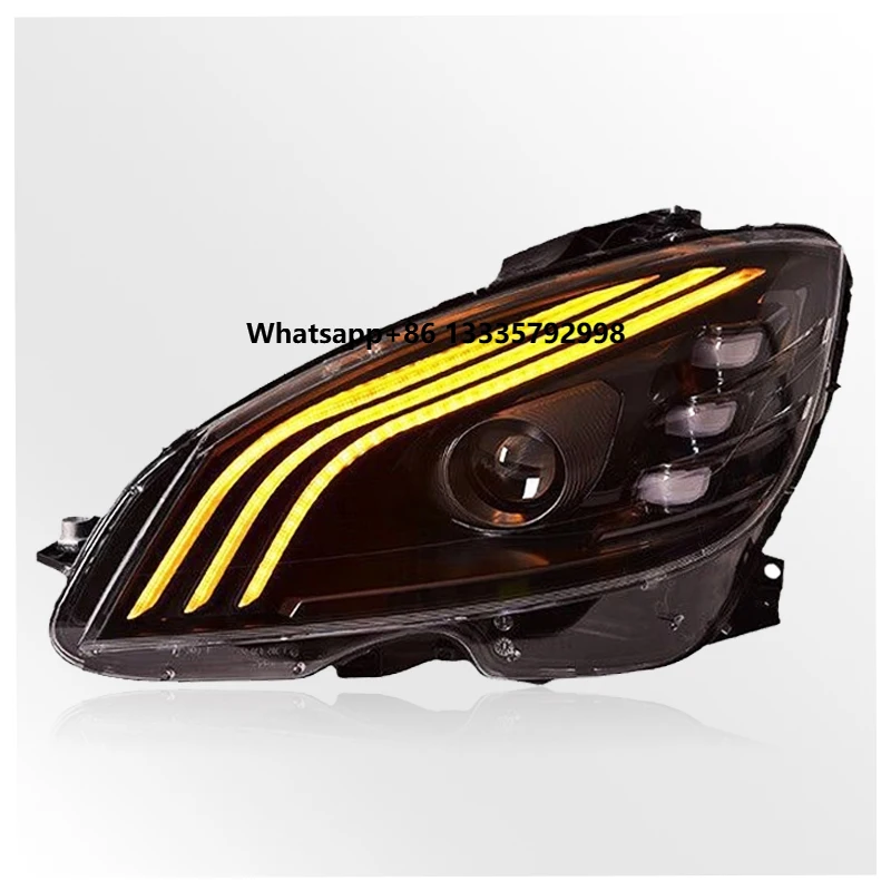 

DRL Lamp OEM Car Head Light Modify Semi-assembly LED Xenon Headlight for Mercedes Benz C-Class W204 2007 2008 2009 2010