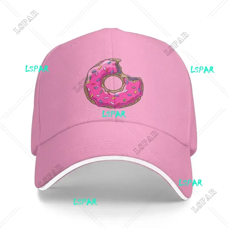 Fashion Donut Baseball Cap for Men Women Custom Adjustable Adult Doughnut Dad Hat Outdoor