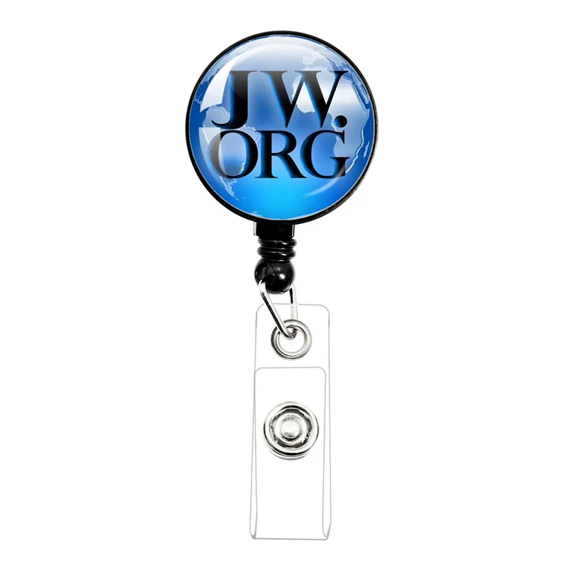 Best Life Ever JW.ORG Jehovah\'s Witnesses Black/White Retractable Badge Reel Work Card Clip ID Name Card Display Tag Staff Card