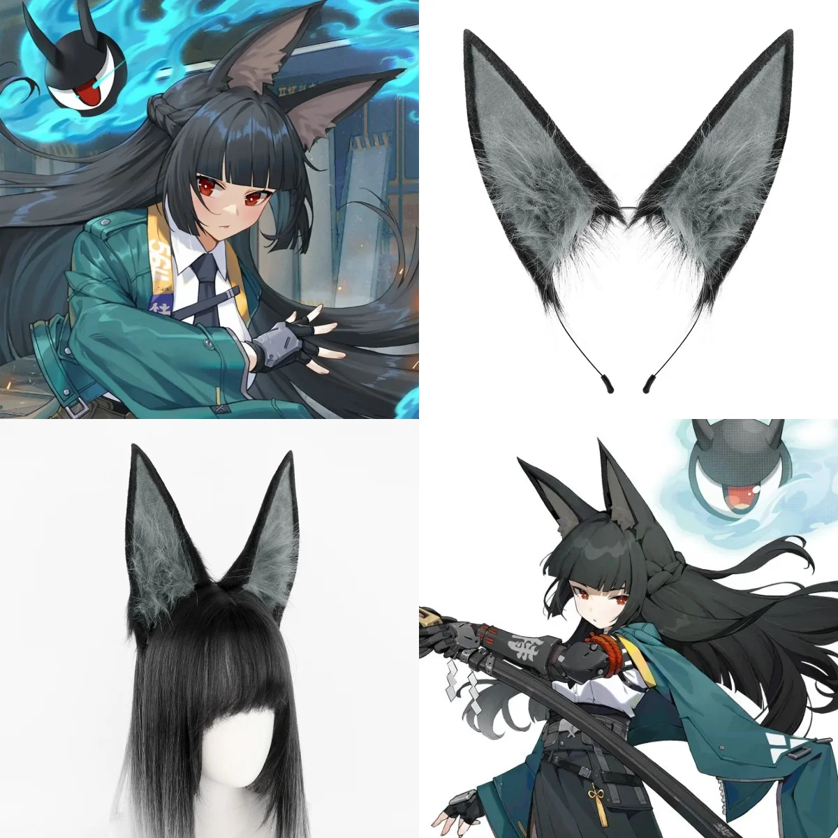 Hoshimi Miyabi Cosplay oreilles Kemono chat oreille bandeau Anime fourrure Convention accessoire accessoire
