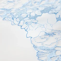 Tulle Embroidered 1/3 Yard 25cm Wide Mesh Lace Underwear Women Bra Dress Lace Fabric For Craft Trim Sewing Accessories Lace