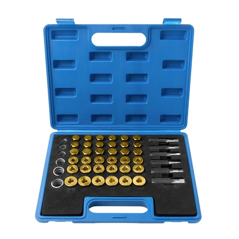 

114 Pieces Car Oil Pan Oil Release Screw Slip Thread Repair Special Tool