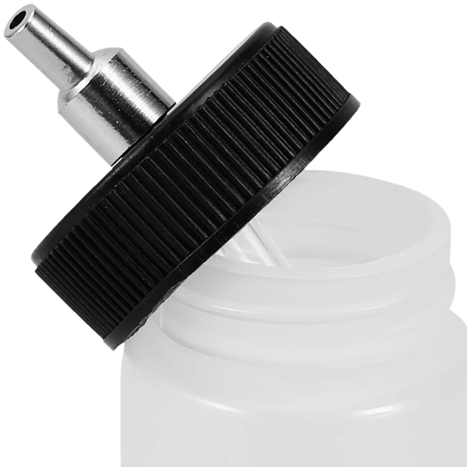 

2pcs Airbrush Container Detachable Pigment Cup Replacement Large Capacity Reusable Plastic Bottle Airbrush Supplies Dismountable