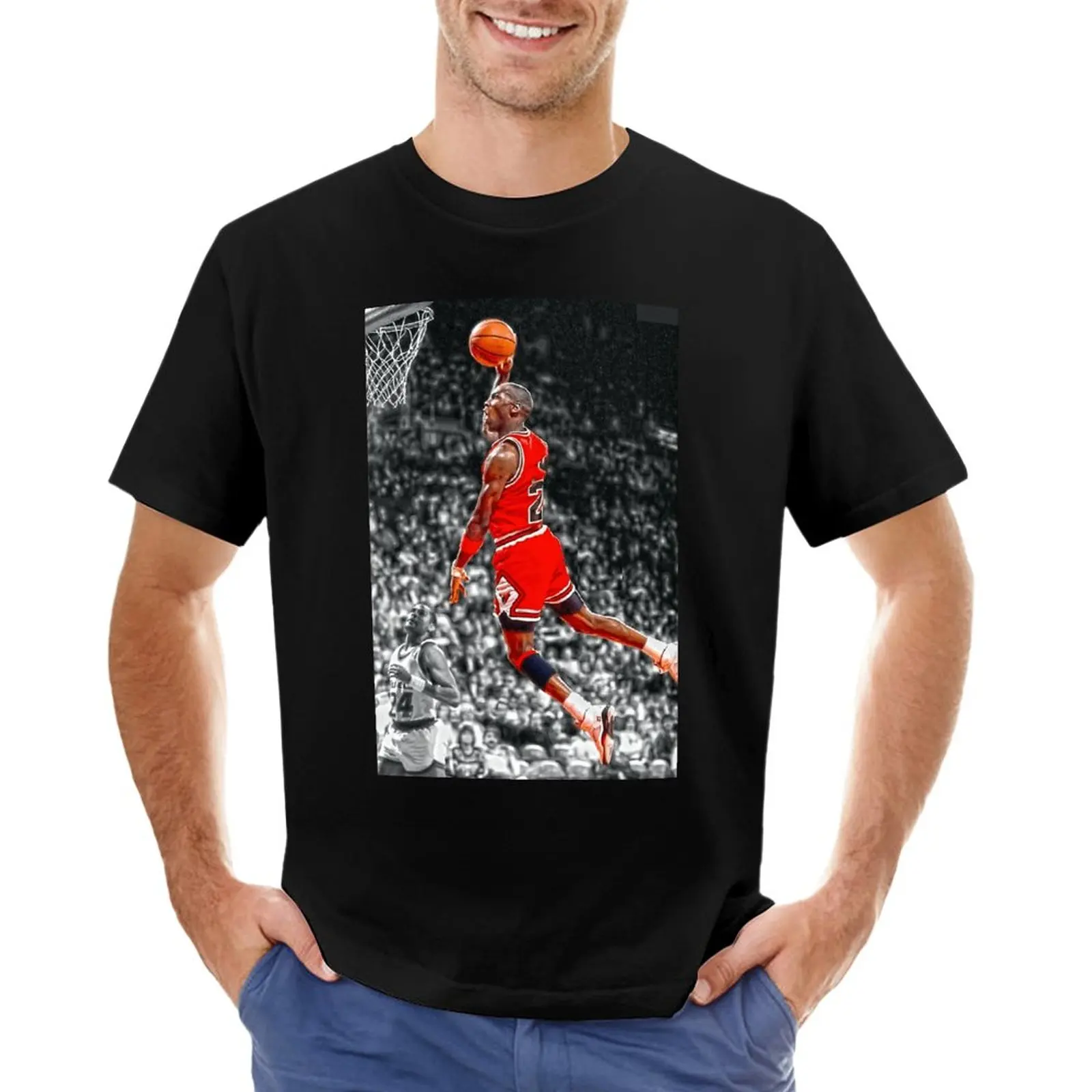 2023 Basketball Stars Michaeler And Jordans (17) Graphic Cool  Tees High Quality  Activity Competition USA Size