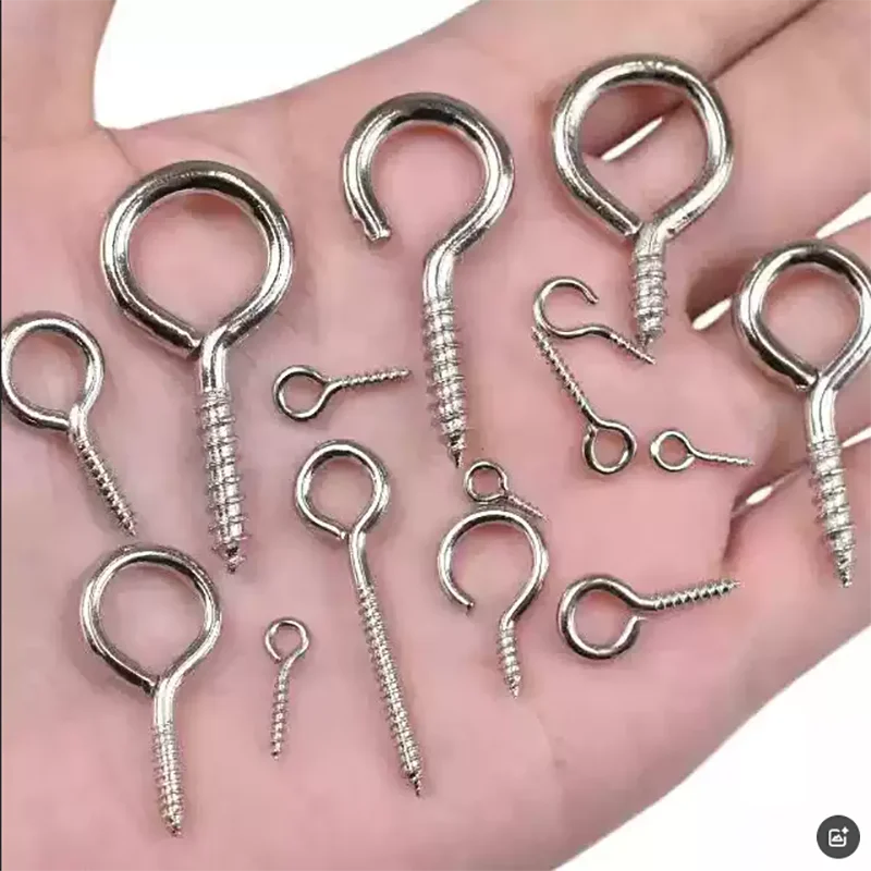 

Metal Sheep Eye Screw With Circular Hook, Self Drilling Sheep Eye Ring Type Self Tapping Sheep Eye Screw