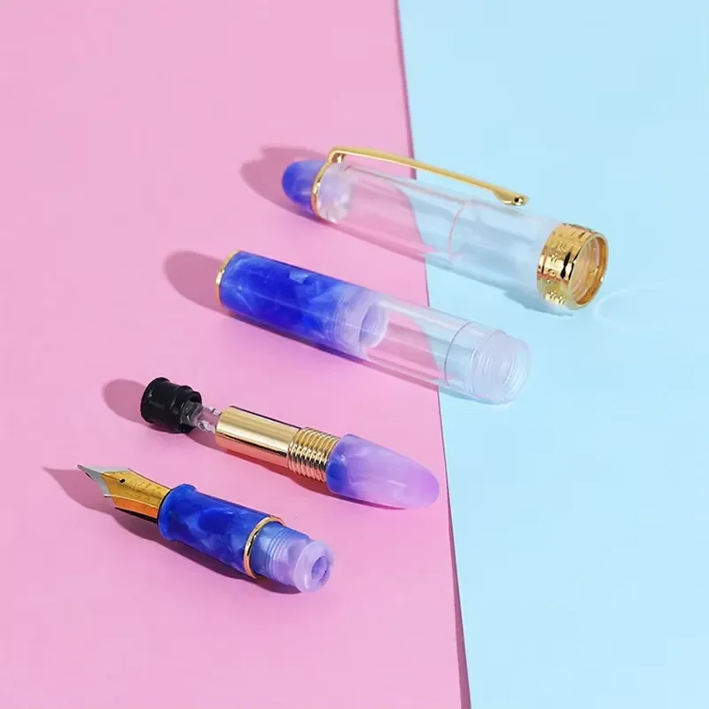 Lingmo white-collar office calligraphy practice gift box water demon student acrylic splicing color piston pen