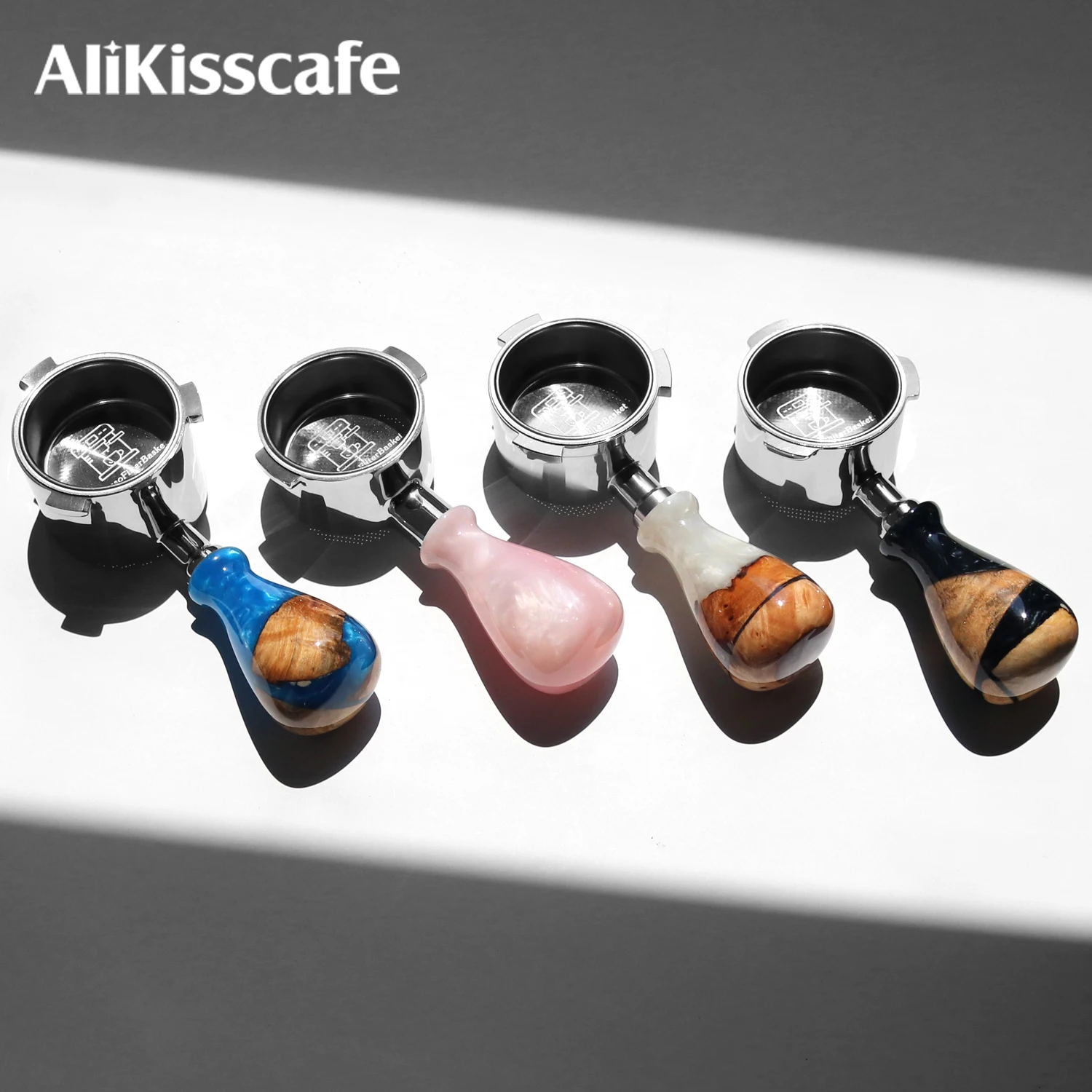 51mm Coffee Bottomless Portafilter Delonghi Dedica EC680 EC200 La Specialista EC9155 Homix H11 Espresso Accessories Barista Tool