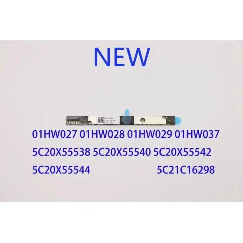 Cámara web integrada para Lenovo ThinkPad T490 T590 T490S E490 E590 01HW037 5C20X55542 5C20X55540