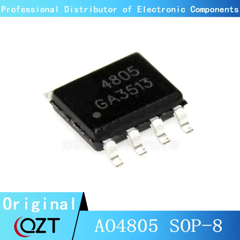 10pcs/lot AO4805 SOP 4805 9A 30V SOP-8 chip New spot
