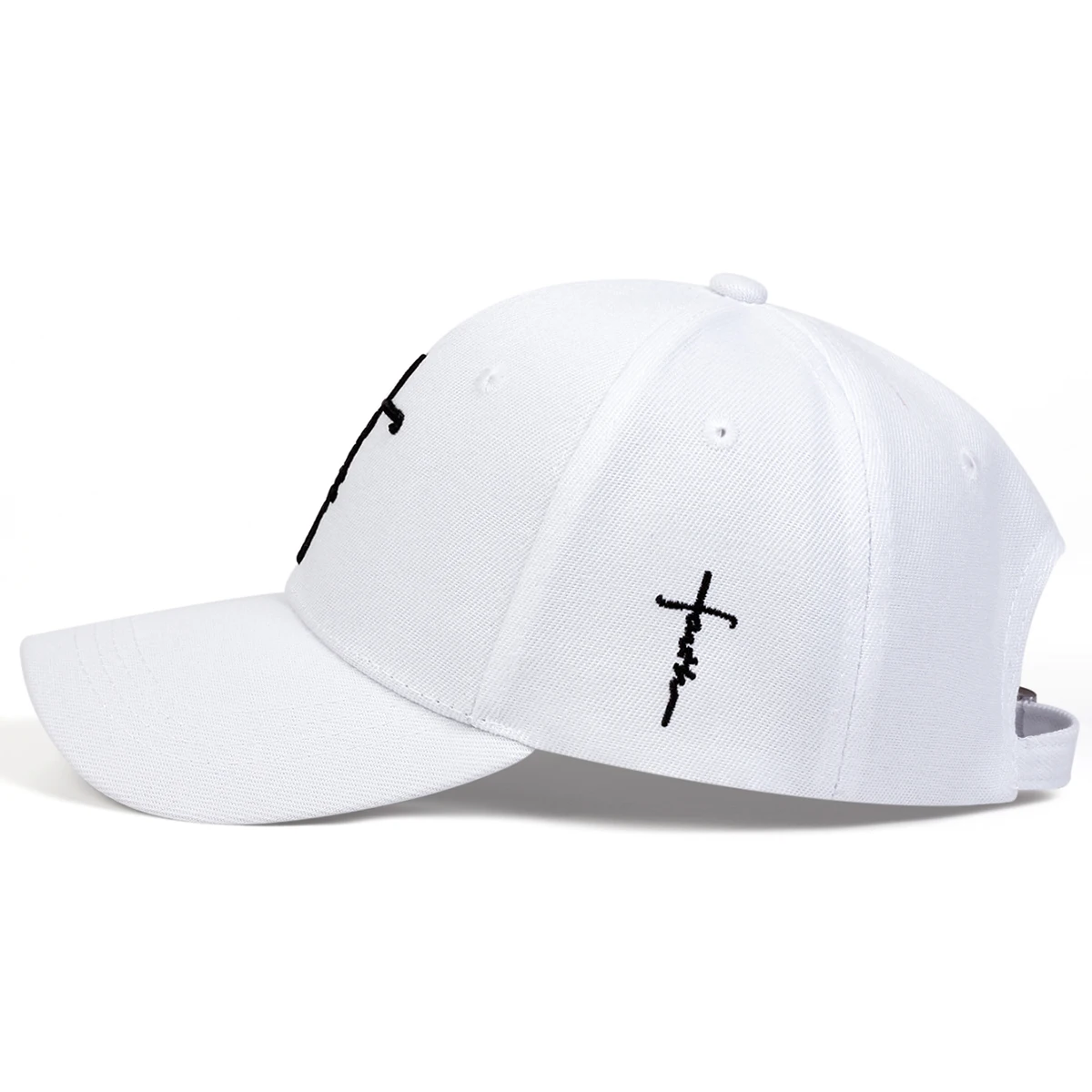 2-teiliges Unisex Baseballkappen-Set mit Kreuz-Stickerei für Frühling und Herbst, Verstellbare Outdoor-Freizeithüte, Dad Hat und Sonnenschutzhut Kombi-Set – Detail 12