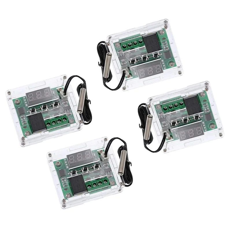 

A21Q -4 PCS W1209 With Case 12V DC Digital Temperature Control Board Micro-Type Digital Thermostat-50-110℃