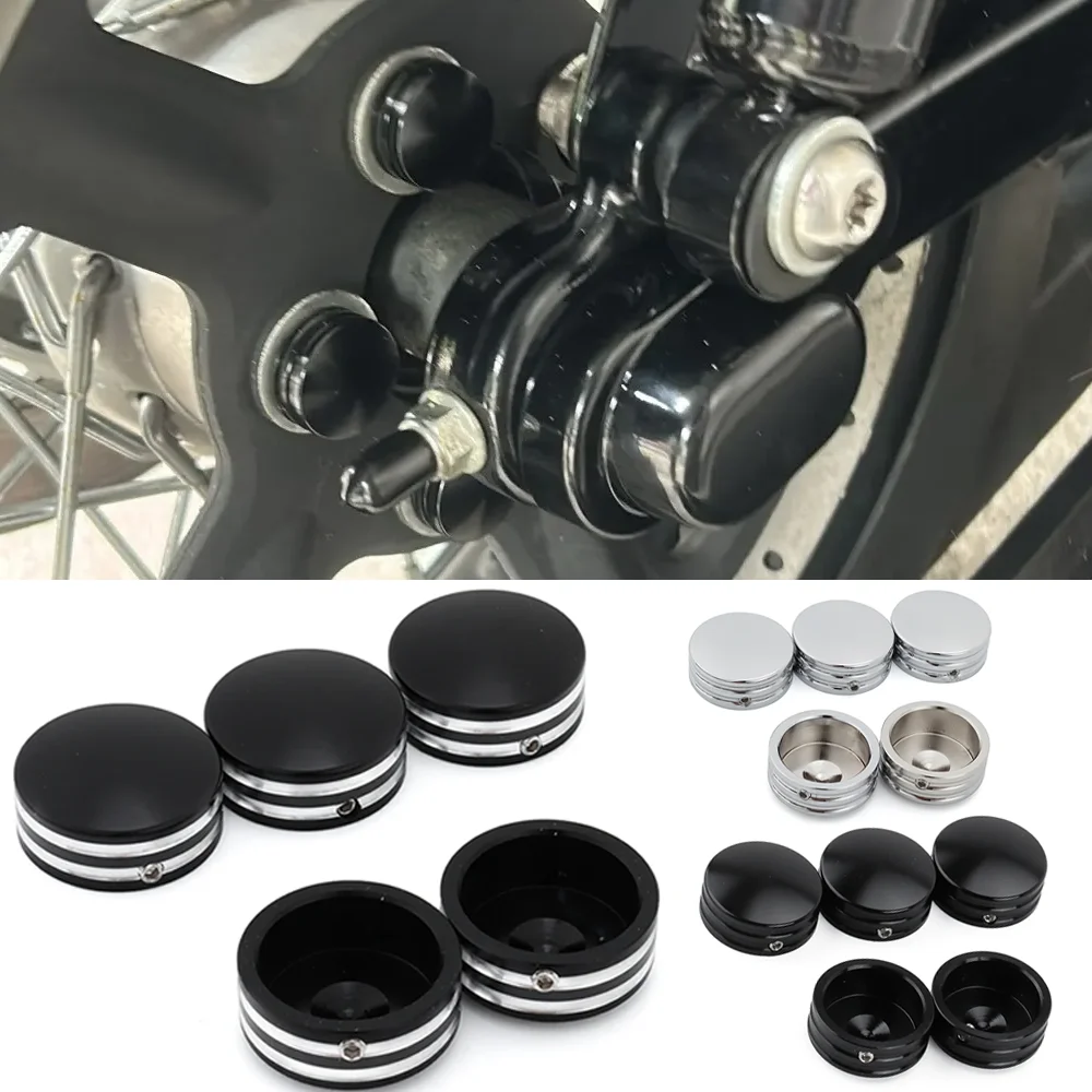 

5pcs Rear Sprocket Flat Bolt Cap Cover Kit For Harley Softail Fatboy Breakout Touring Road Glide Sportster XL883 1200 2004-2022
