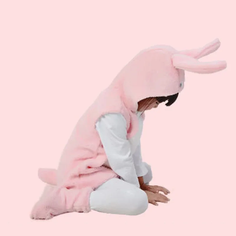 زي أرنب جديد للأطفال زي الهالوين زي حيوان زي رياض الأطفال حفلة تنكرية لمرحلة رأس السنة الجديدة