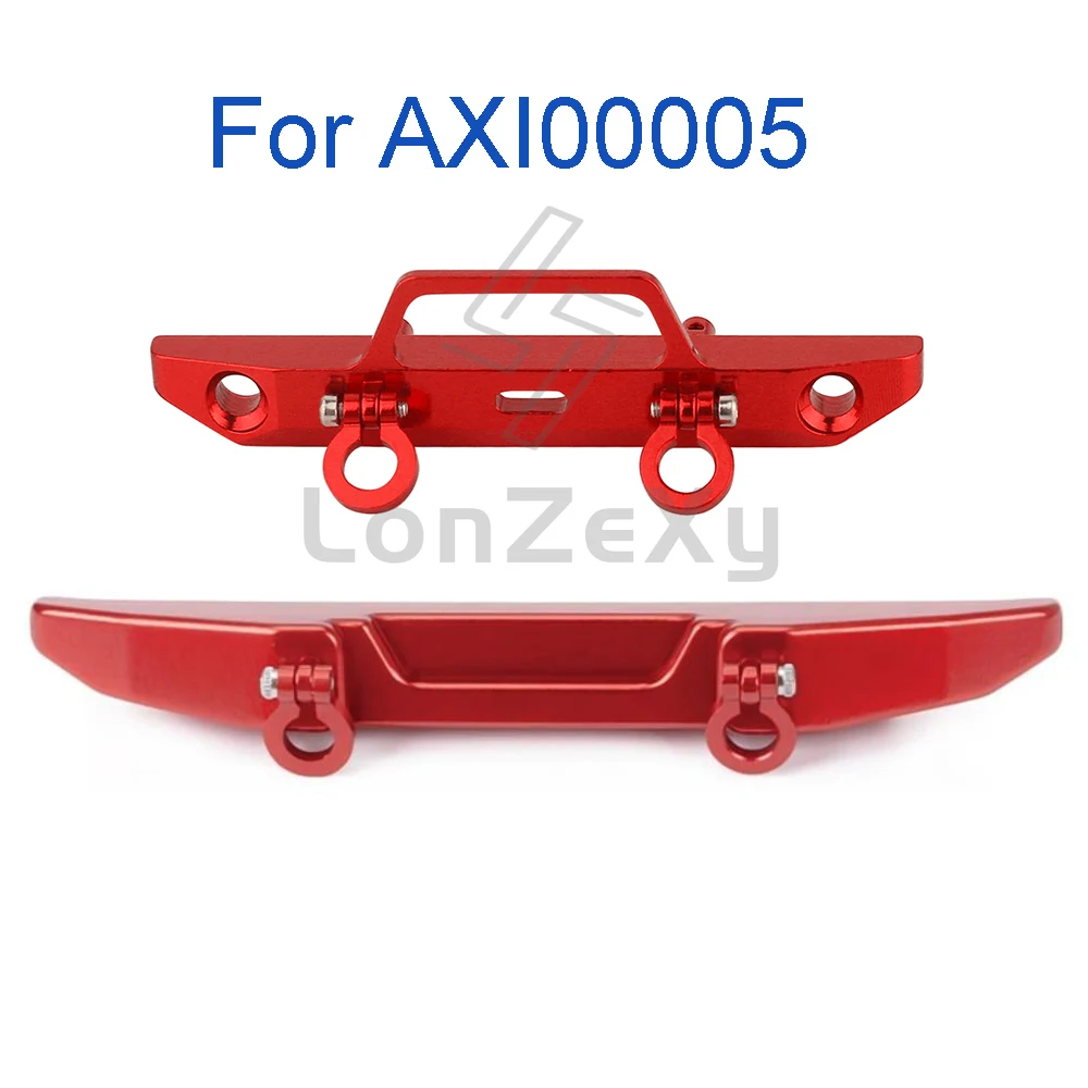 Aluminum Alloy Front Rear Bumper for Axial SCX24 90081 C10 AXI00002 AXI00005 AXI00006 1/24 RC Crawler Car Metal Upgrade Parts