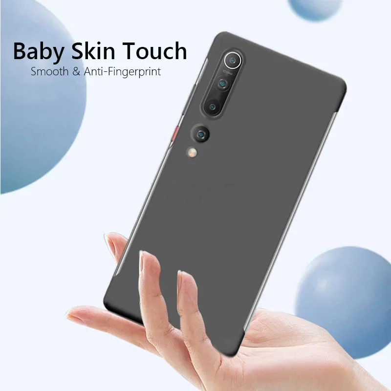 Frameless Slim Skin Matte Hard Back Cover Case On For Xiaomi Mi 10 Pro Mi10 Pro Mi9 ShockProof Fundas Coque