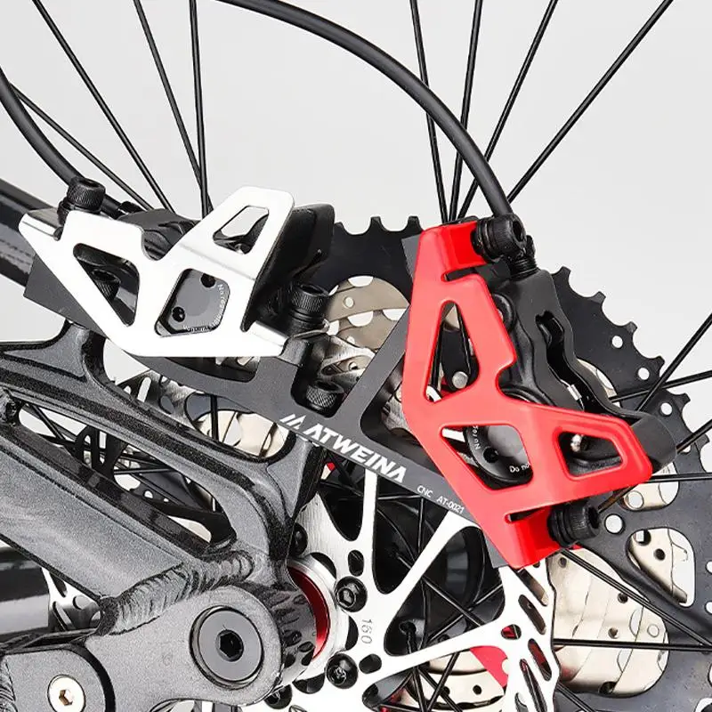 1 Stück Bremspumpenschutz aus CNC-Aluminiumlegierung für Mountainbikes, Einfach zu Installierender Hinterer Bremssattelschutz