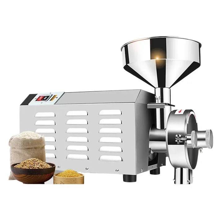 

Hot sales 20-300 Mesh Electric Flour Making Machine Rice Grain Pepper Mill Corn Grinder Machine