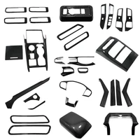 Molduras de fibra de carbono ABS para Interior de coche, accesorios de decoración para Ford Explorer U625 2020 2021 2022